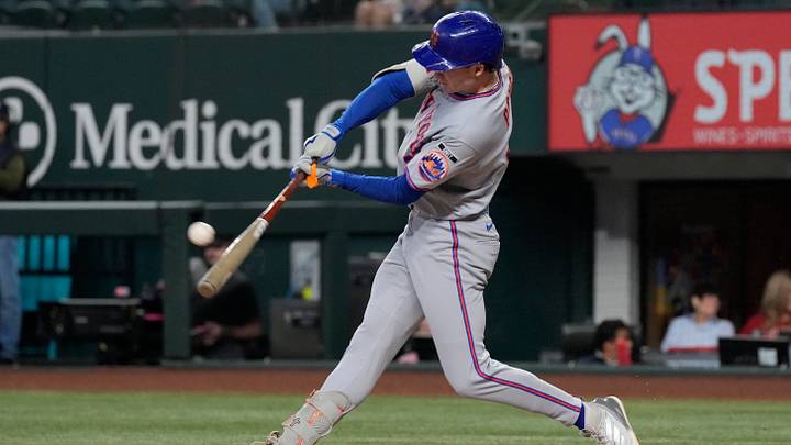 New York Mets right fielder Carson Benge. Credit: Raymond Carlin III-Imagn Images