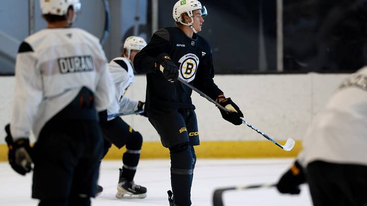 Growing up in Sweden, Bruins goalie Max Lundgren couldn't decide between soccer and hockey. Then he