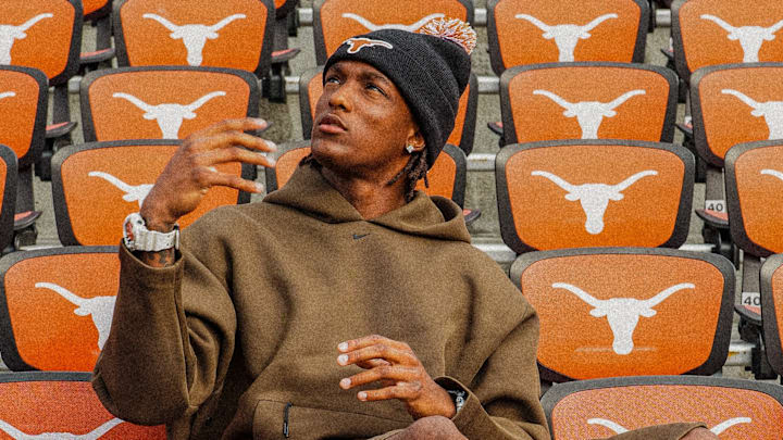 Texas wide receiver Cam Coleman Texas wide receiver Cam Coleman