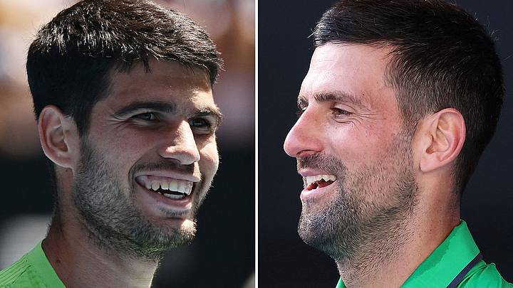 Batalla de eras. El actual portento español Carlos Alcaraz enfrenta al inmortal Novak Djokovic en la final del Abierto de Australia.