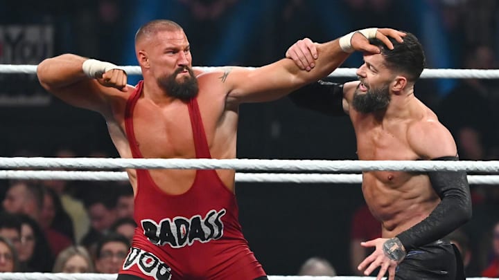 Bron Breakker successfully retained his IC Title against Finn Balor Bron Breakker successfully retained his IC Title against Finn Balor