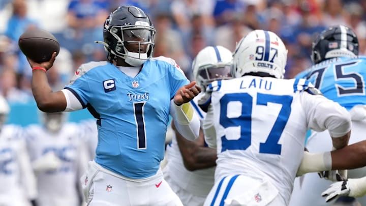 Tennessee Titans quarterback Cam Ward Tennessee Titans quarterback Cam Ward