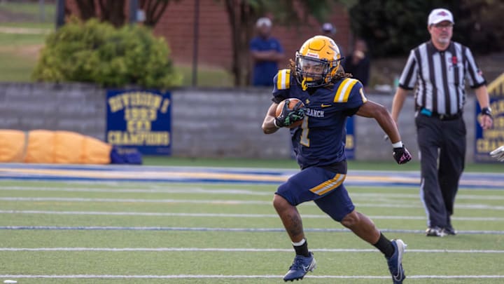 Olive Branch returns a kick vs Shannon in their game from Aug 29, 2025