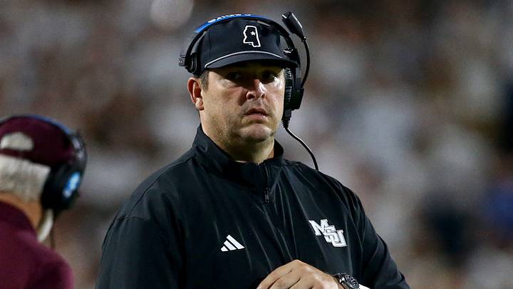 Sep 26, 2026; Starkville, Mississippi, USA; Mississippi State Bulldogs head coach Jeff Lebby looks on during the second quarter against the Missouri Tigers at Davis Wade Stadium at Scott Field. Mandatory Credit: Petre Thomas-Imagn Images Sep 26, 2026; Starkville, Mississippi, USA; Mississippi State Bulldogs head coach Jeff Lebby looks on during the second quarter against the Missouri Tigers at Davis Wade Stadium at Scott Field. Mandatory Credit: Petre Thomas-Imagn Images