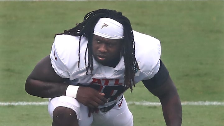 Former Atlanta Falcons defensive end Takk McKinley