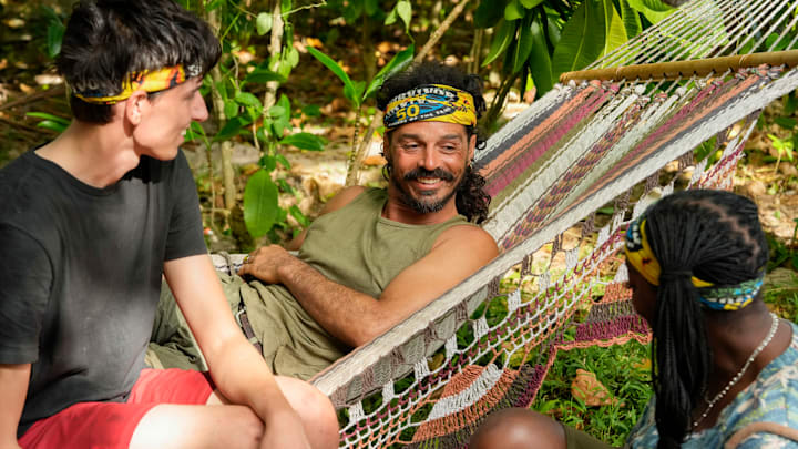 “That’s Not How I Play Survivor” – Feelings of betrayal hit an all-time high following a historic Blood Moon tribal that featured three eliminations. One person is selected to go on a journey with the potential to earn an advantage. Then, a schoolyard pick at this week’s challenge leads one team to reward and one individual to immunity, on SURVIVOR 50. Photo: Robert Voets/CBS ©2025 CBS Broadcasting, Inc. All Rights Reserved. “That’s Not How I Play Survivor” – Feelings of betrayal hit an all-time high following a historic Blood Moon tribal that featured three eliminations. One person is selected to go on a journey with the potential to earn an advantage. Then, a schoolyard pick at this week’s challenge leads one team to reward and one individual to immunity, on SURVIVOR 50. Photo: Robert Voets/CBS ©2025 CBS Broadcasting, Inc. All Rights Reserved.