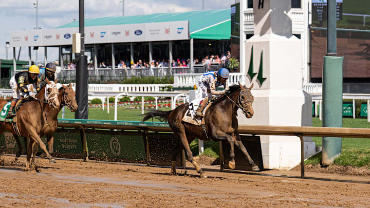 The prize purse is split between the horse's owners and its jockey/owner.