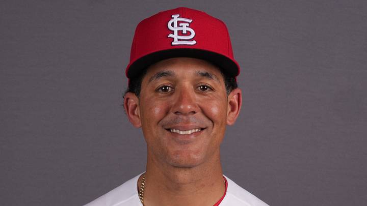 Feb 17, 2026; Jupiter, FL, USA; St. Louis Cardinals outfield, base running & quality control coach Jon Jay (19). Mandatory Credit: Jim Rassol-Imagn Images Feb 17, 2026; Jupiter, FL, USA; St. Louis Cardinals outfield, base running & quality control coach Jon Jay (19). Mandatory Credit: Jim Rassol-Imagn Images