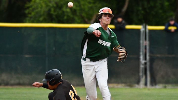 Junior shortstop Tyler Spangler, of eighth-ranked De La Salle, is already committed to Stanford | Photo by Sam Stringer