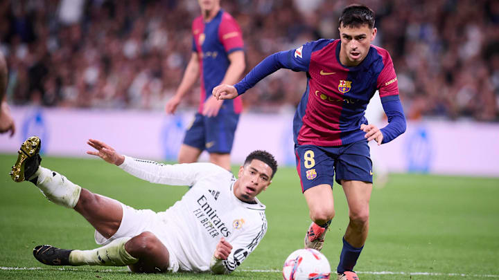 Barcelona lead Real Madrid in the La Liga title race.