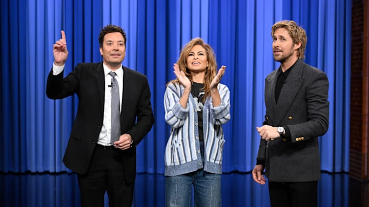 Jimmy Fallon, Eva Mendes and Ryan Gosling