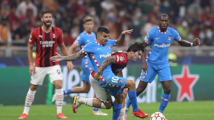 Milán vs Atlético Madrid, Champions League