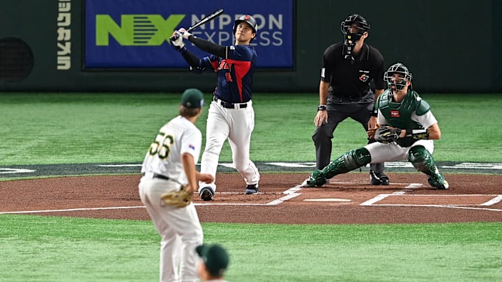 Shohei Ohtani bateó jonrón de tres carreras para Japón