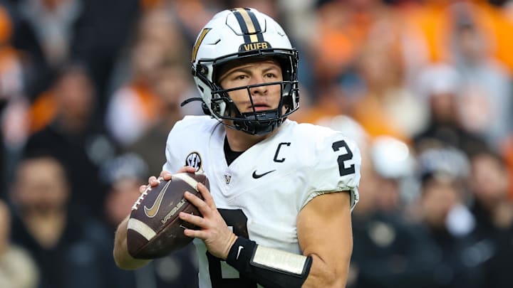 Vanderbilt quarterback Diego Pavia capped off a tremendous season with a win over Tennessee on Saturday.