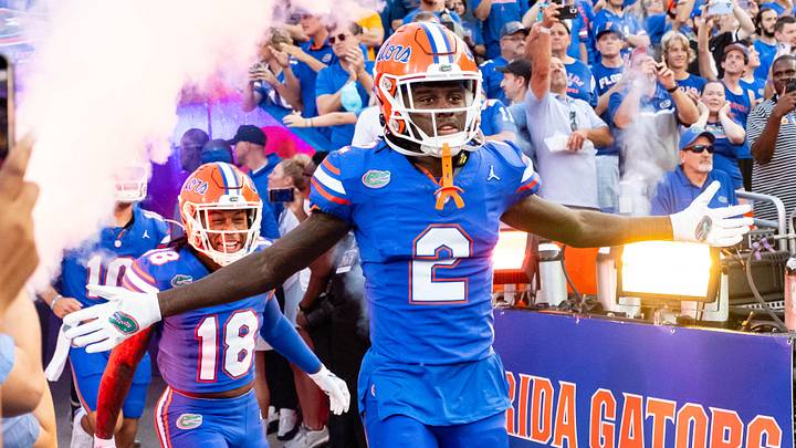 Sep 16, 2023; Gainesville, Florida, USA; Florida Gators cornerback Ja'Keem Jackson (2) before the game between the Florida Gators and Tennessee Volunteers at Ben Hill Griffin Stadium. Mandatory Credit: Chris Watkins-Imagn Images Sep 16, 2023; Gainesville, Florida, USA; Florida Gators cornerback Ja'Keem Jackson (2) before the game between the Florida Gators and Tennessee Volunteers at Ben Hill Griffin Stadium. Mandatory Credit: Chris Watkins-Imagn Images