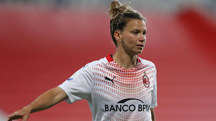 Laura Agard évolue désormais avec l'AC Milan.
