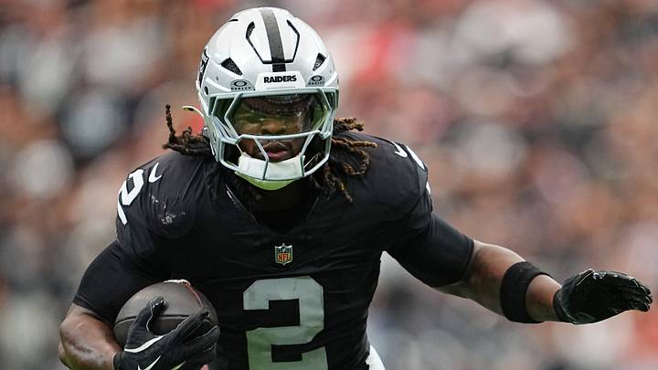 Las Vegas Raiders running back Ashton Jeanty