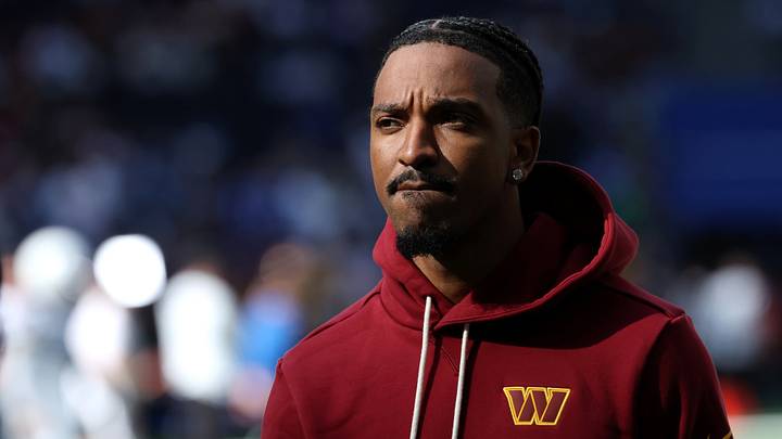 Washington Commanders quarterback Jayden Daniels