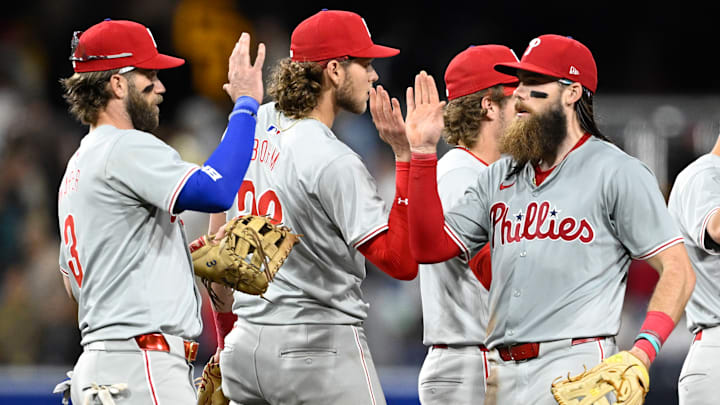 Philadelphia Phillies play the Baltimore Orioles in Game 2 of their series on Saturday