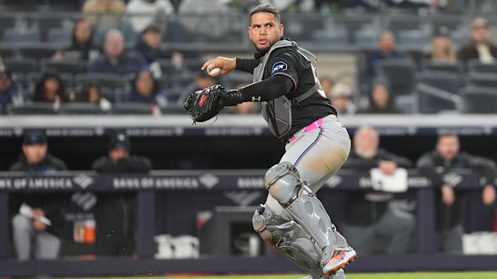 Miami Marlins catcher Agustin Ramirez Miami Marlins catcher Agustin Ramirez