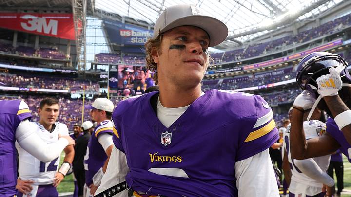 Minnesota Vikings quarterback J.J. McCarthy