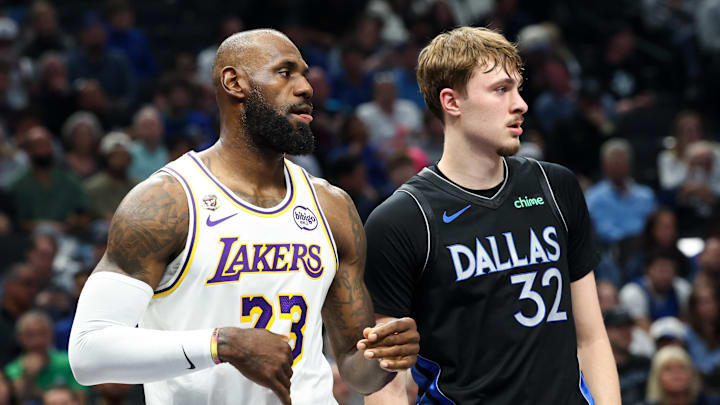 LeBron James and Cooper Flagg put on an epic show on Sunday night. 