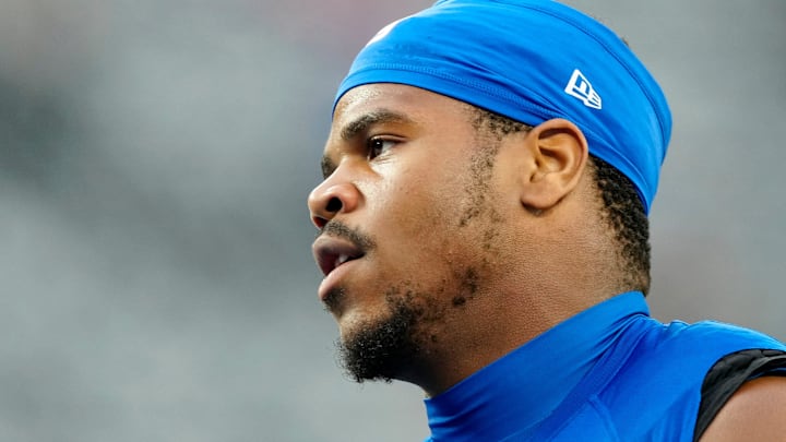 New York Giants linebacker Abdul Carter 