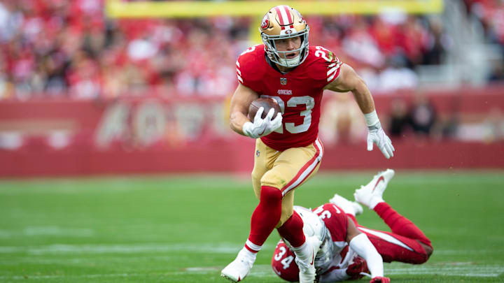McCaffrey llega como la máxima figura ofensiva de los 49ers