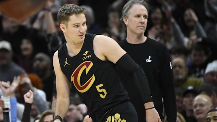 Cleveland Cavaliers guard Sam Merrill is a solid prop target on Sunday.