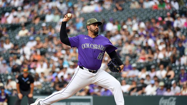 Colorado Rockies pitcher Antonio Senzatela. Colorado Rockies pitcher Antonio Senzatela.