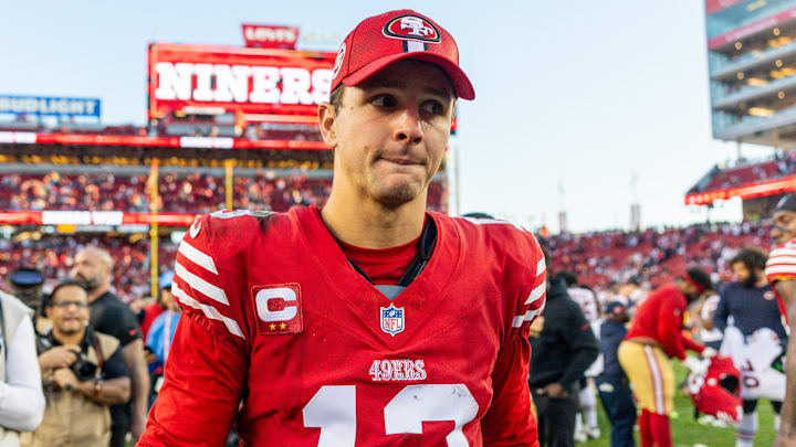 Brock Purdy presented his teammates with new vehicles as Christmas presents Thursday.