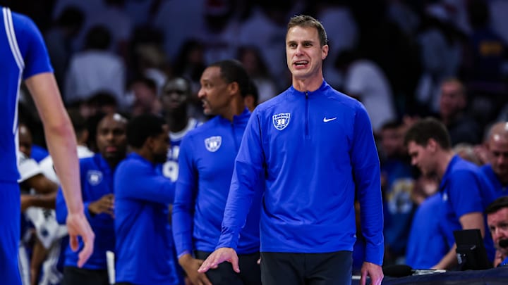 Duke basketball head coach Jon Scheyer