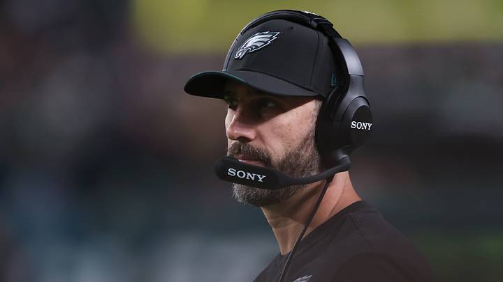 Aug 28, 2026; Philadelphia, Pennsylvania, USA; Philadelphia Eagles head coach Nick Sirianni looks on during the first quarter against the Cincinnati Bengals at Lincoln Financial Field. Mandatory Credit: Bill Streicher-Imagn Images