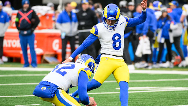 Los Angeles Rams kicker Lucas Havrisik