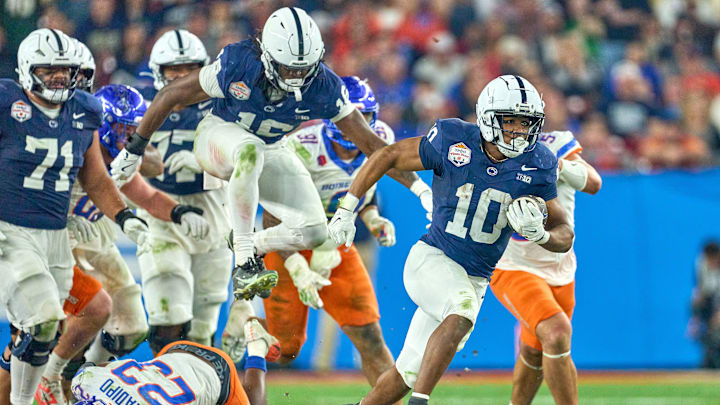 Penn State football running back Nicholas Singleton