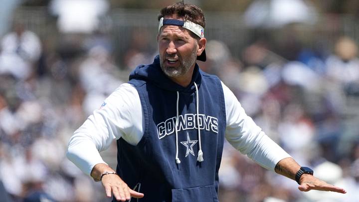 Dallas Cowboys coach Brian Schottenheimer. Dallas Cowboys coach Brian Schottenheimer.