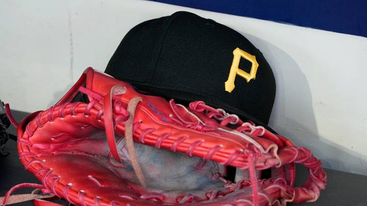 Jun 23, 2025; Milwaukee, Wisconsin, USA; against the Pittsburgh Pirates hat and glove in the dugout before a game against the Milwaukee Brewers at American Family Field. Mandatory Credit: Michael McLoone-Imagn Images Jun 23, 2025; Milwaukee, Wisconsin, USA; against the Pittsburgh Pirates hat and glove in the dugout before a game against the Milwaukee Brewers at American Family Field. Mandatory Credit: Michael McLoone-Imagn Images