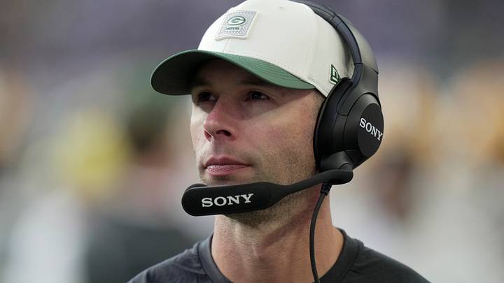 Green Bay Packers defensive coordinator Jonathan Gannon