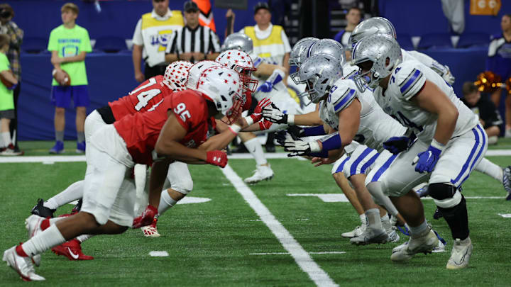 Center Grove (left) vs. Carroll (right) 