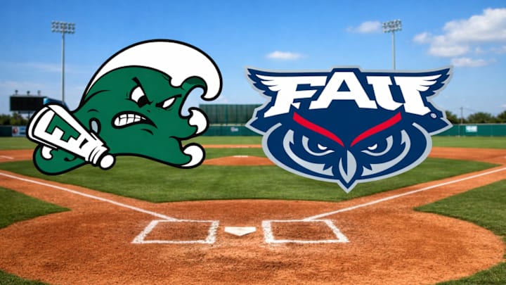 TU vs FAU Baseball Graphic