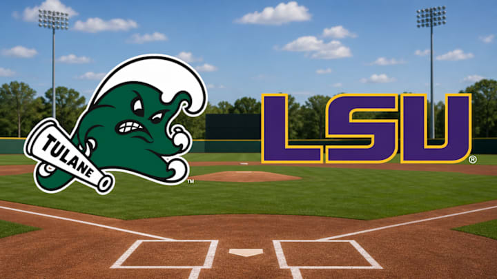Tulane vs LSU Baseball Graphic
