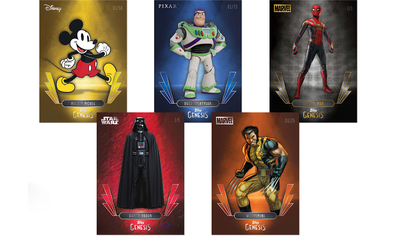 ミッキーマウス TOPPS Disney Genesis 50枚限定 Topps Disney Genesis: A First Look at the Exclusive Trading Card