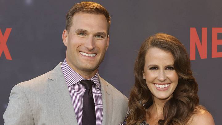 Las Vegas Raiders quarterback Kirk Cousins and wife Julie Cousins. Las Vegas Raiders quarterback Kirk Cousins and wife Julie Cousins.