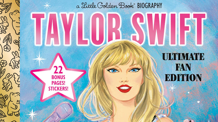 Taylor Swift Ultimate Fan Edition: A Little Golden Book Biography by Wendy Loggia and Illustrated by Elisa Chavarri. Image Credit to Little Golden Book. 