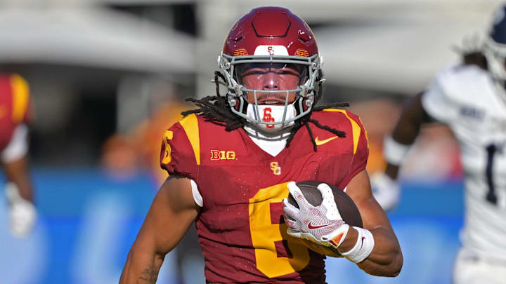 USC Trojans wide receiver Makai Lemon (6)