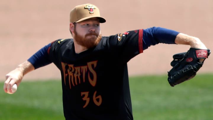 Brewers pitcher Brandon Woodruff (36) delivers during a rehab start as the Wisconsin Timber Rattlers host the West Michigan Whitecaps Wednesday, April 30, 2025, at Neuroscience Group Field at Fox Cities Stadium in Grand Chute, Wis.The Timber Rattlers defeated West Michigan 4-2.
Wm. Glasheen USA TODAY NETWORK-Wisconsin