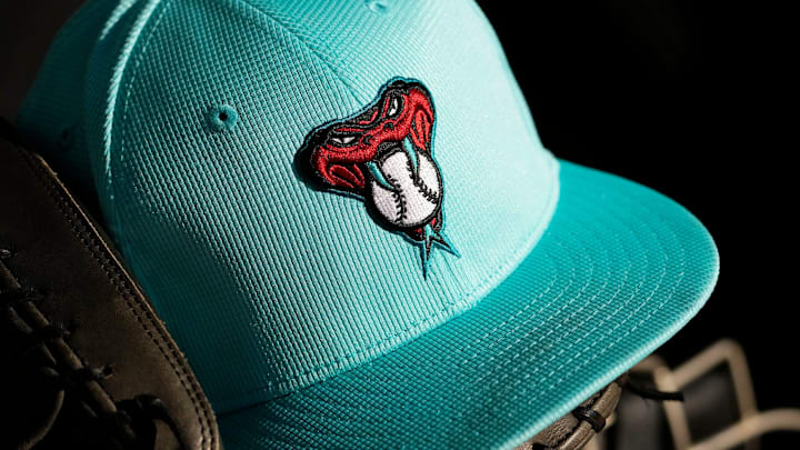 Arizona Diamondbacks spring training cap at Salt River Fields at Talking Stick near Scottsdale on Feb. 20, 2024. Arizona Diamondbacks spring training cap at Salt River Fields at Talking Stick near Scottsdale on Feb. 20, 2024.