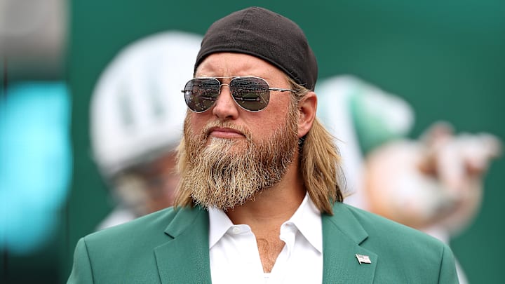 New York Jets center Nick Mangold New York Jets center Nick Mangold