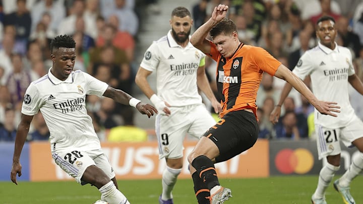 Shakhtar Donetsk e Real Madrid estão na zona de classificação do grupo F da Champions League