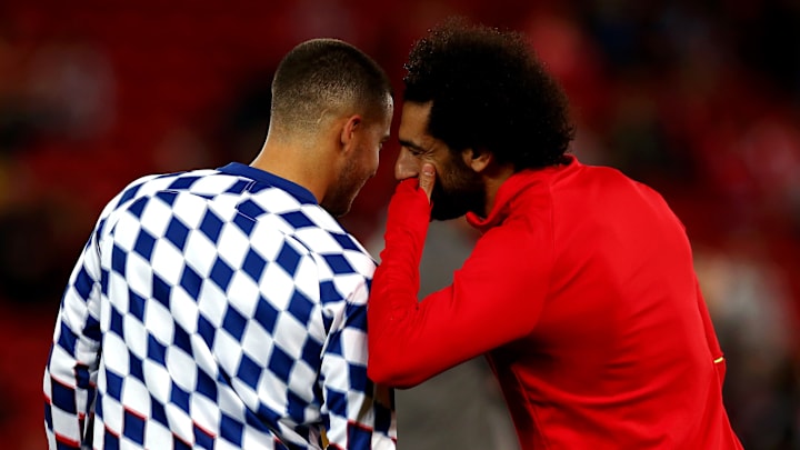 Tauschen diese beiden Angreifer die Klubs? Eden Hazard und Mo Salah